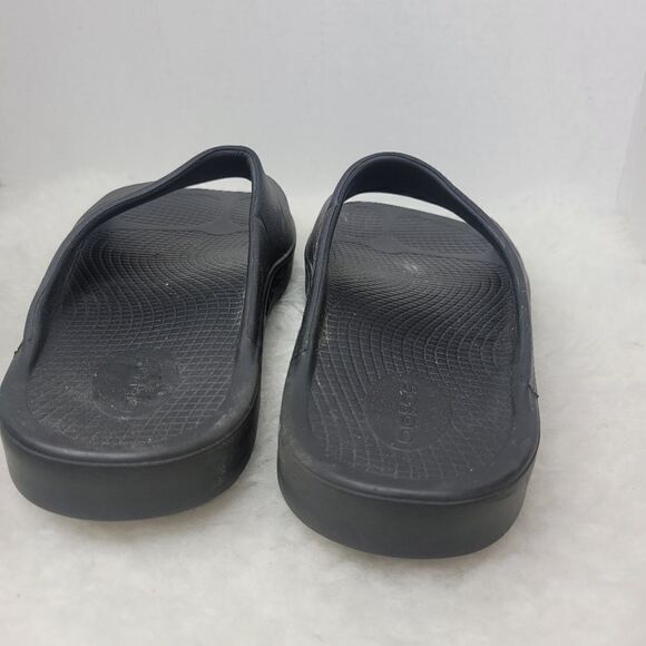 OOFOS OOahh Recovery Unisex Black Matte Sandals Shoes Size 10 M 12W main image 9